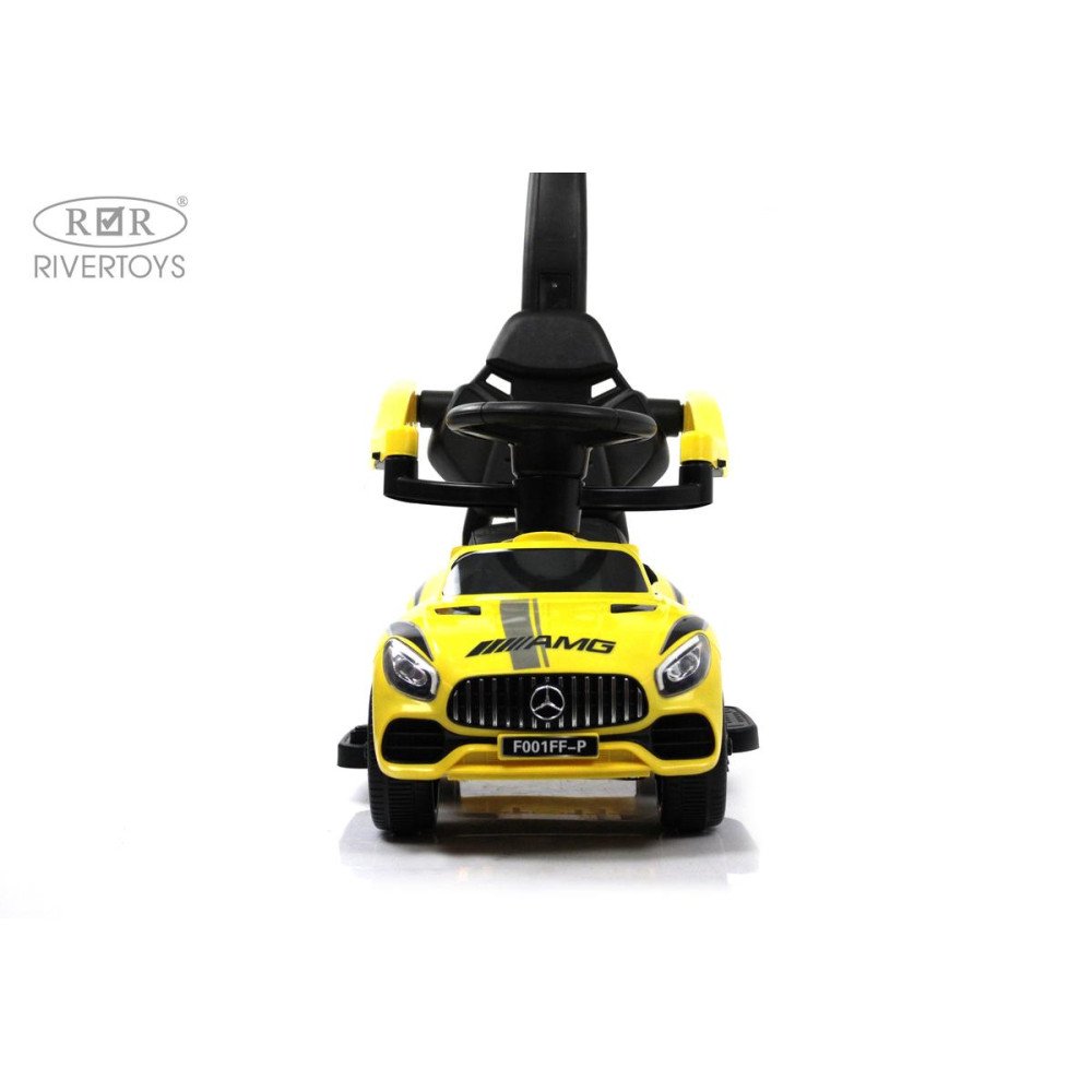 Детский толокар Mercedes F001FF-P желтый