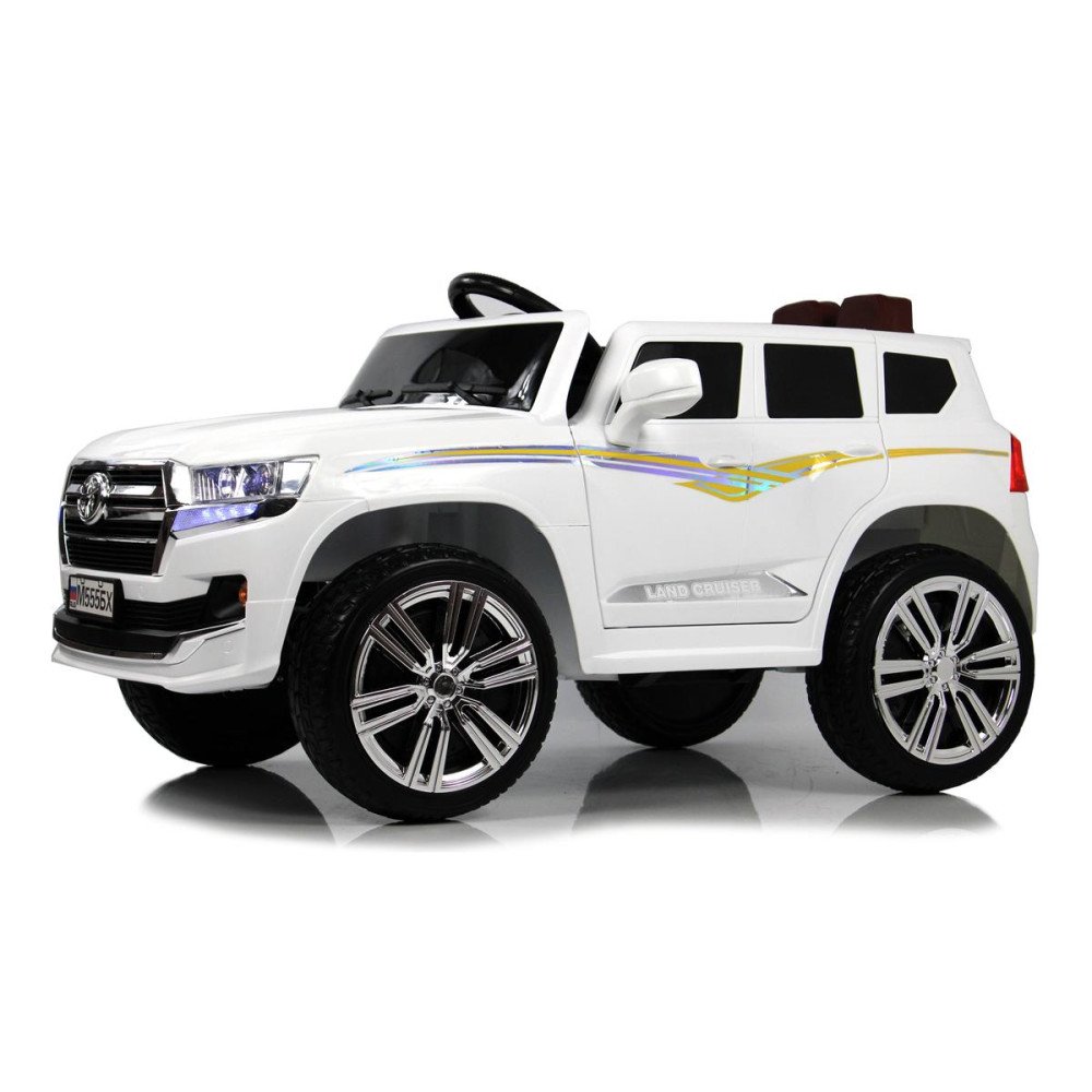 Детский электромобиль Toyota Land Cruiser М555БХ белый