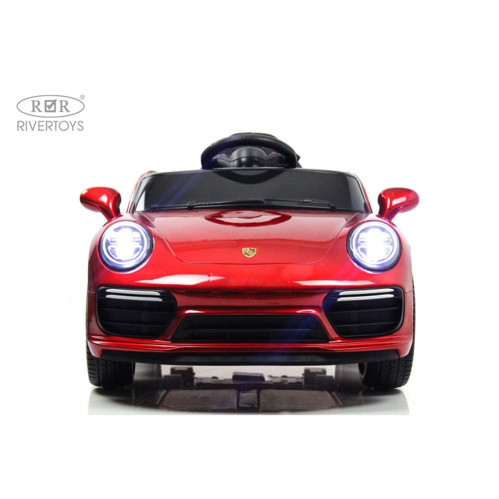 Электромобиль Porsche F333FF красный глянец