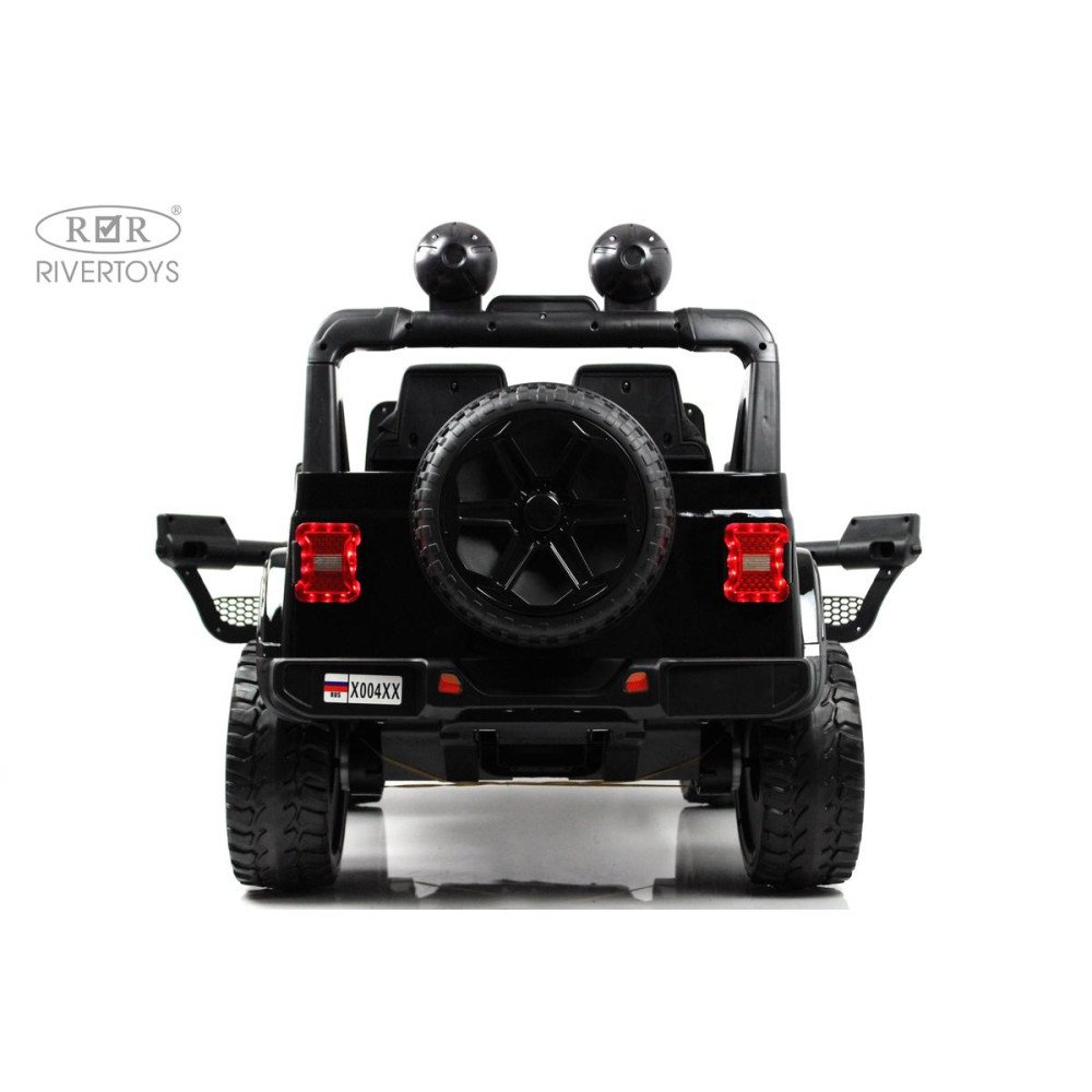 Детская машина Jeep Rubicon X004XX черный глянец