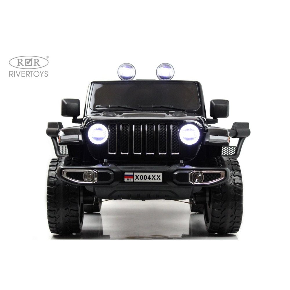 Детская машина Jeep Rubicon X004XX черный глянец