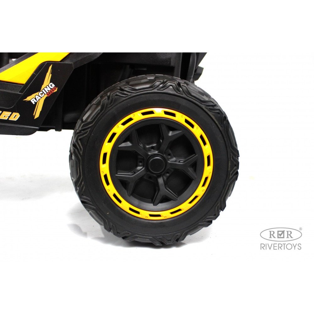 Детский электромобиль багги K707AM желтый