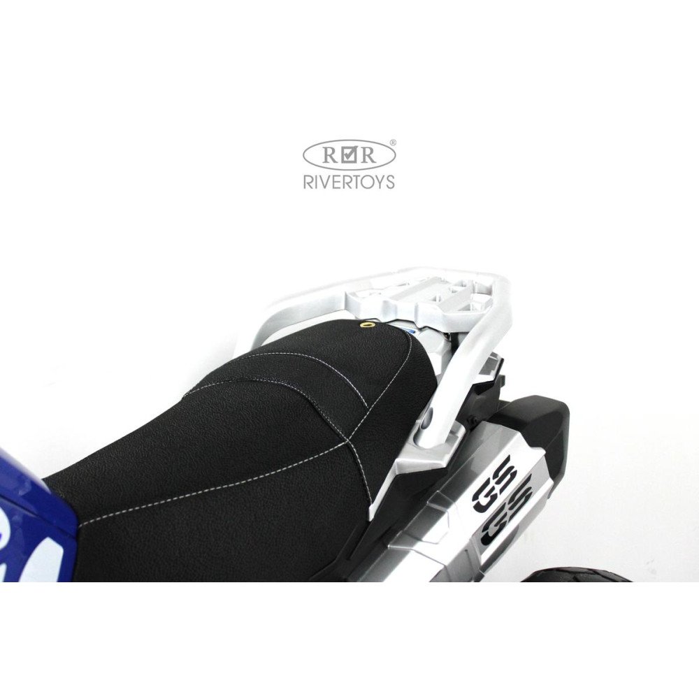 Детский электромотоцикл М111БХ синий