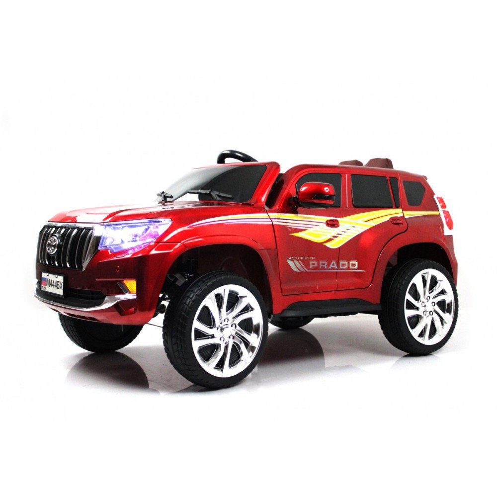 Детский джип Toyota Prado М444БХ красный глянец