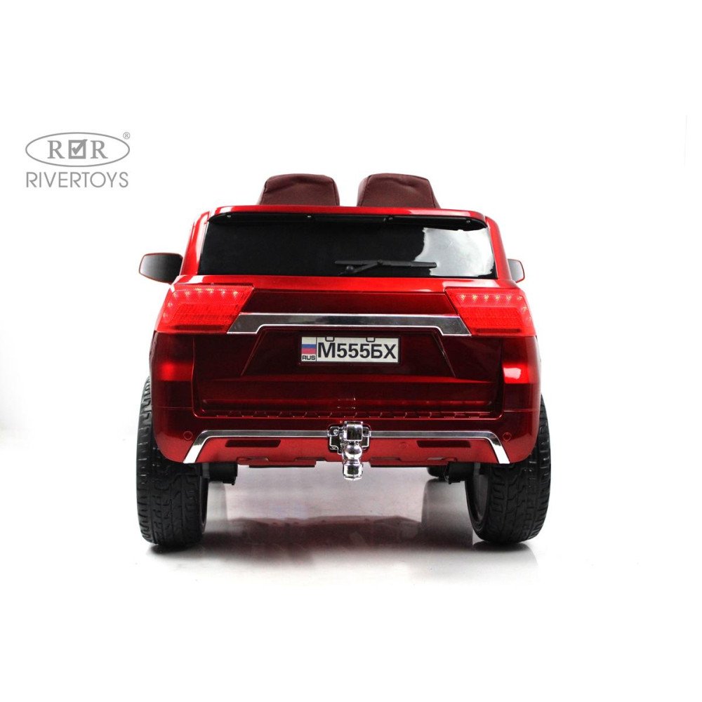 Детский электромобиль Toyota Land Cruiser М555БХ красный глянец