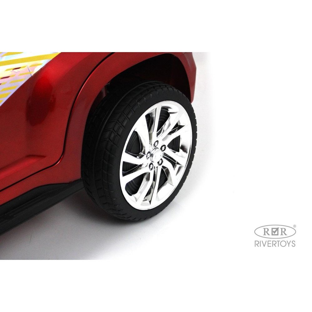 Детский джип Toyota Prado М444БХ красный глянец