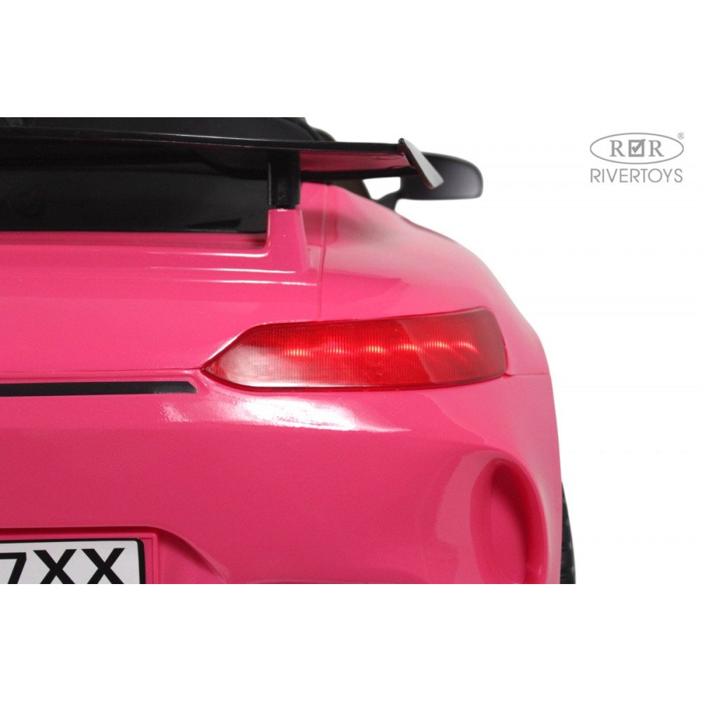 Электромобиль Mercedes-Benz AMG GT X777XX розовый глянец