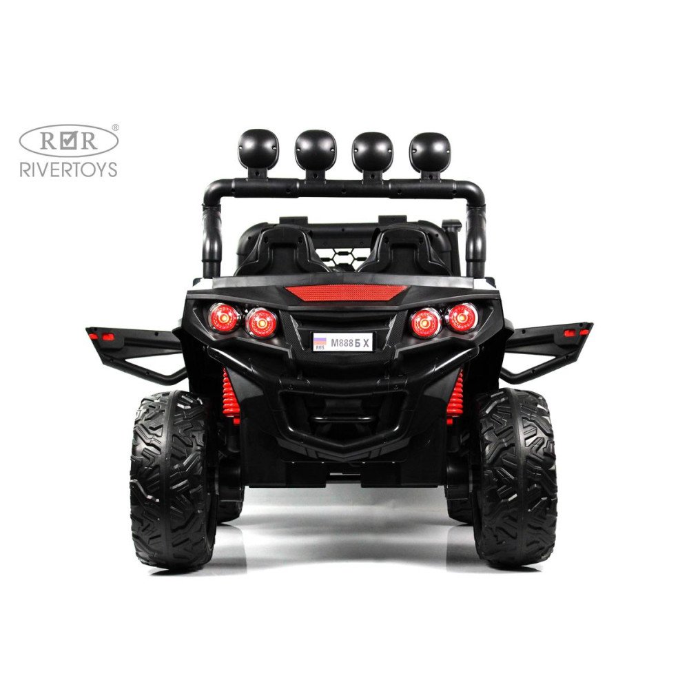 Полноприводный электромобиль джип Toyota М888БХ белый