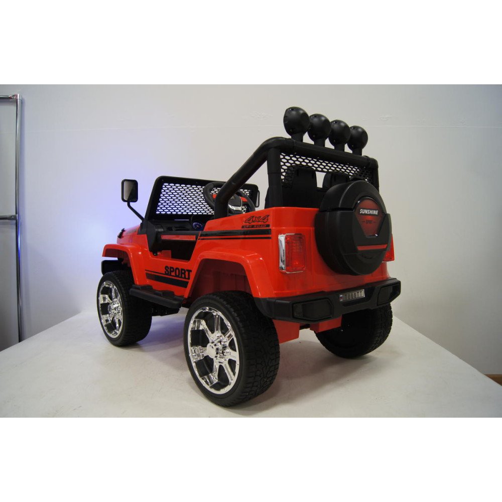 Детский электромобиль Jeep T008TT красный