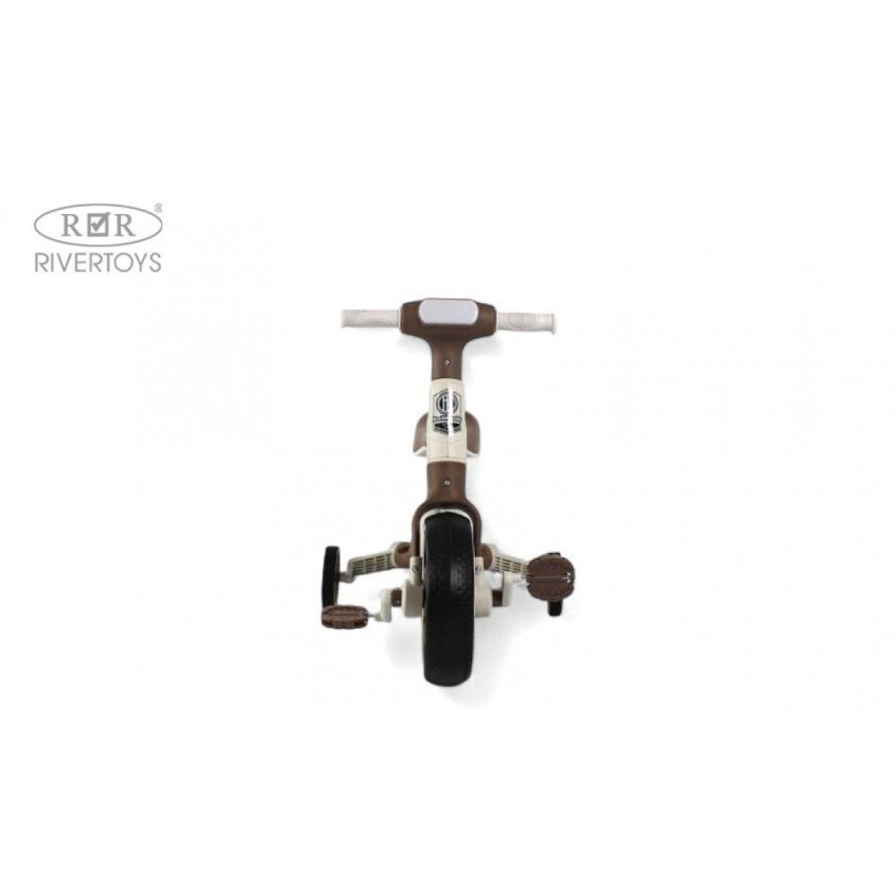 Беговел-велосипед HB-318 коричневый