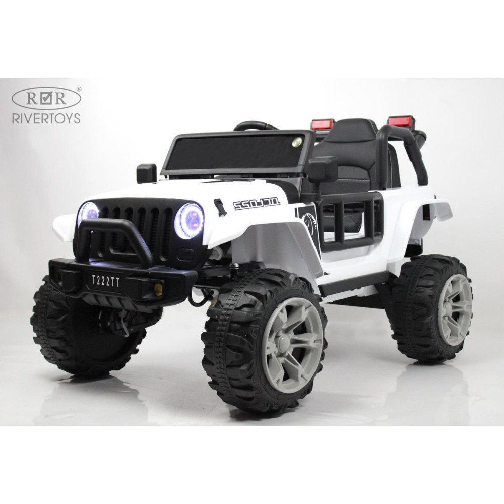 Полноприводная детская машина Jeep Wrangler T222TT 4WD белый