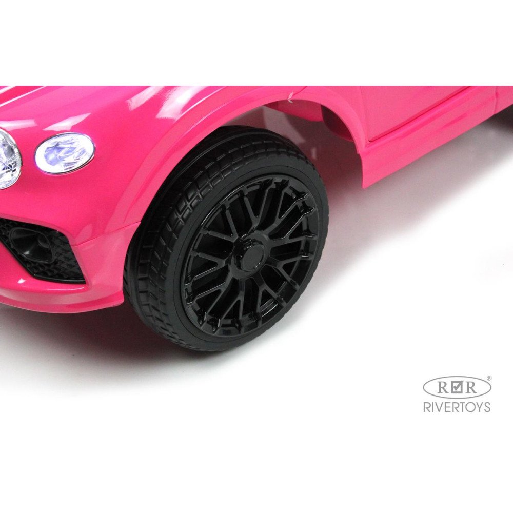 Детская машина Bentley X007XX розовый глянец с пультом