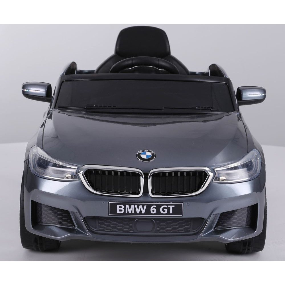 Электромобиль BMW6 GT (JJ2164) серый глянец на резиновых колесах