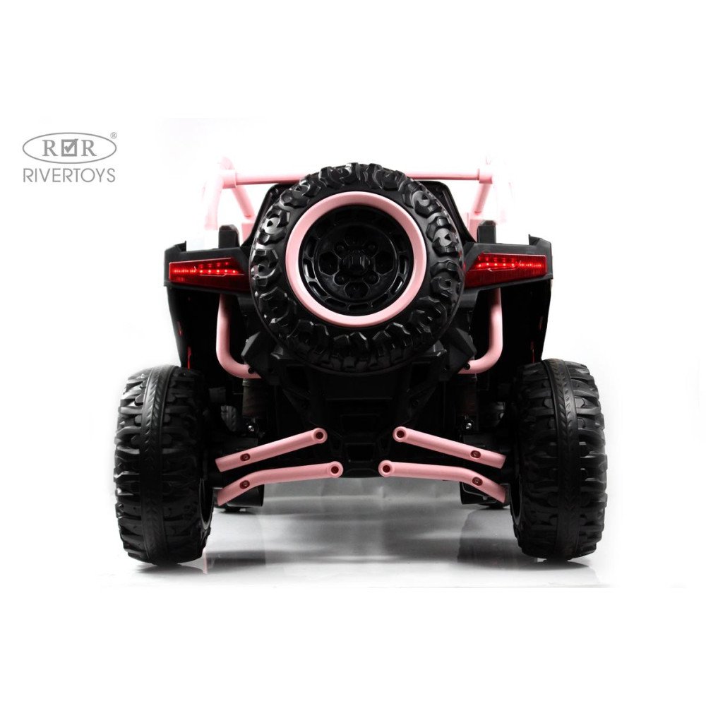 Полноприводный электромобиль багги E001EE розовый