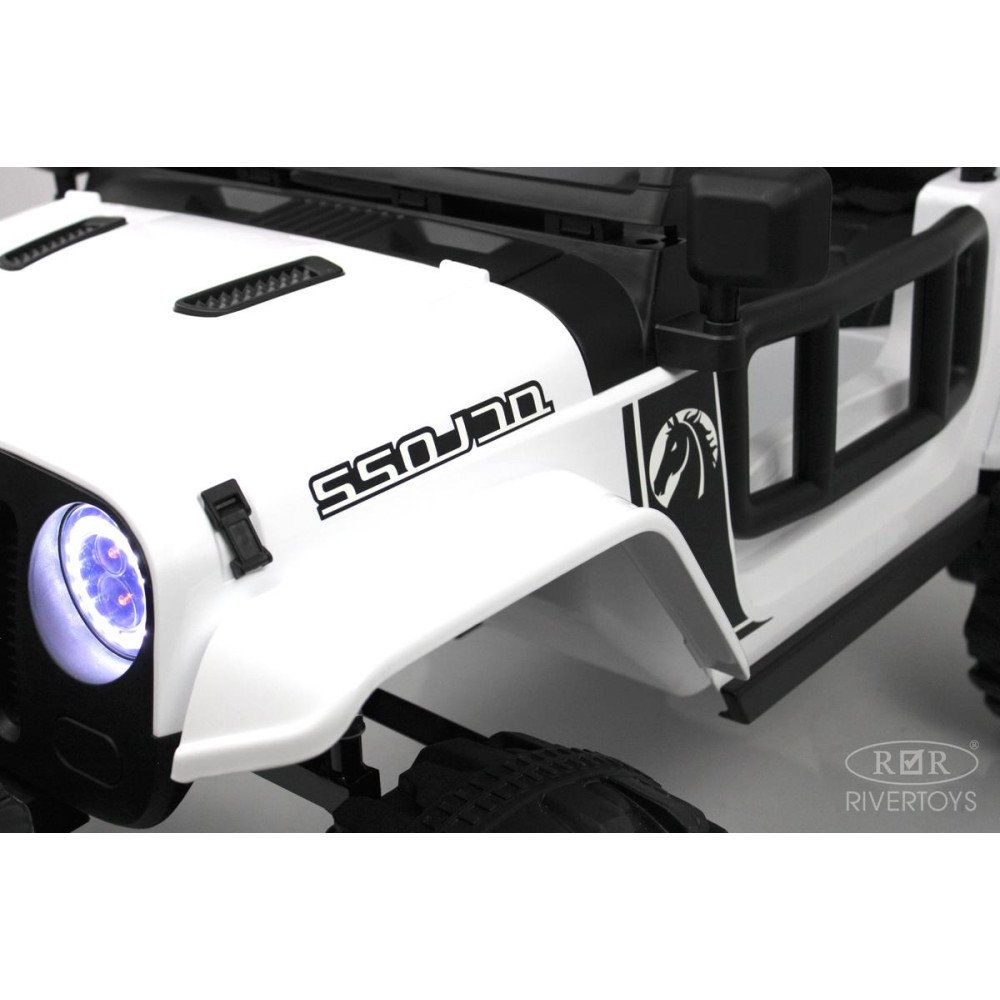 Полноприводная детская машина Jeep Wrangler T222TT 4WD белый