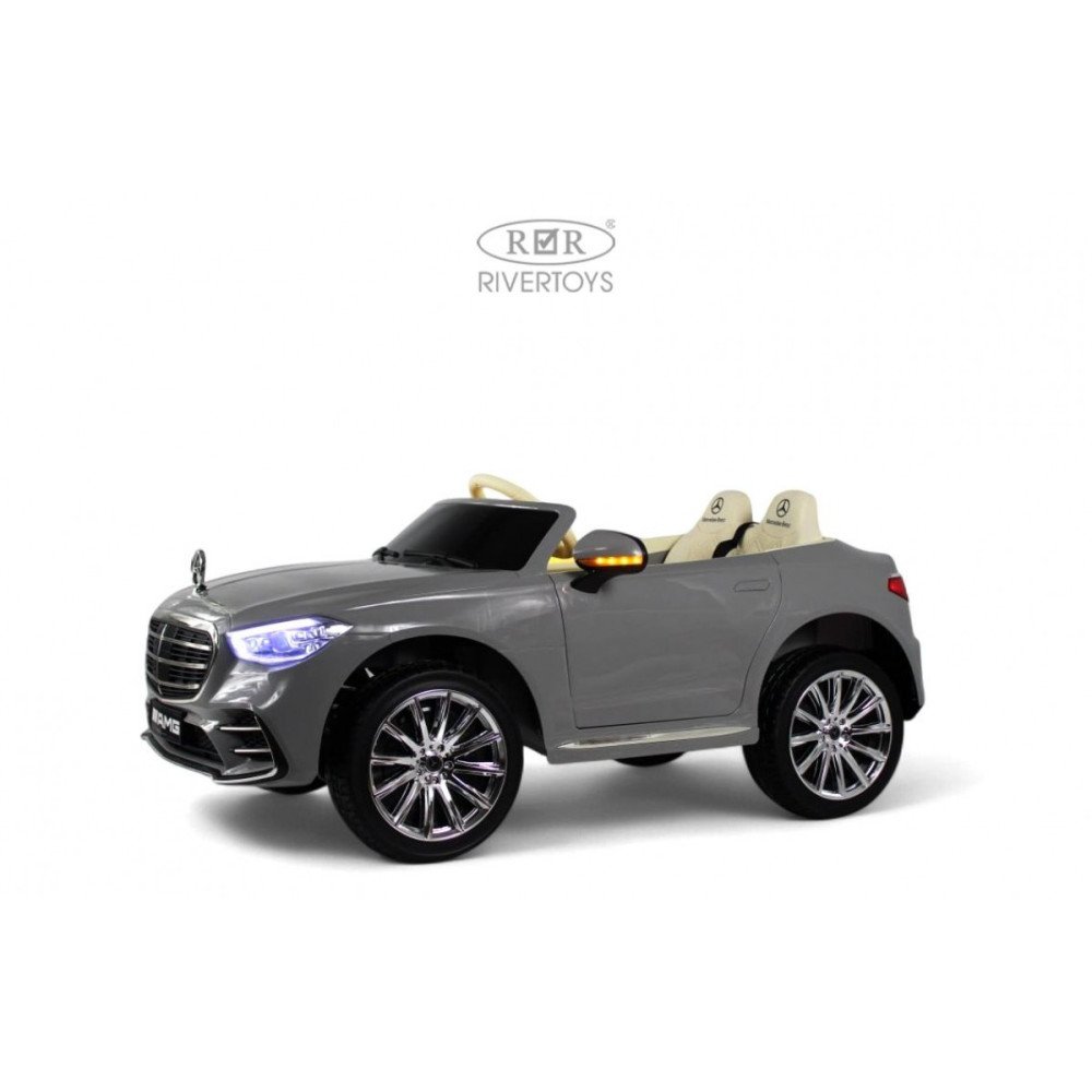 Детский электромобиль М333БХ 4WD серый