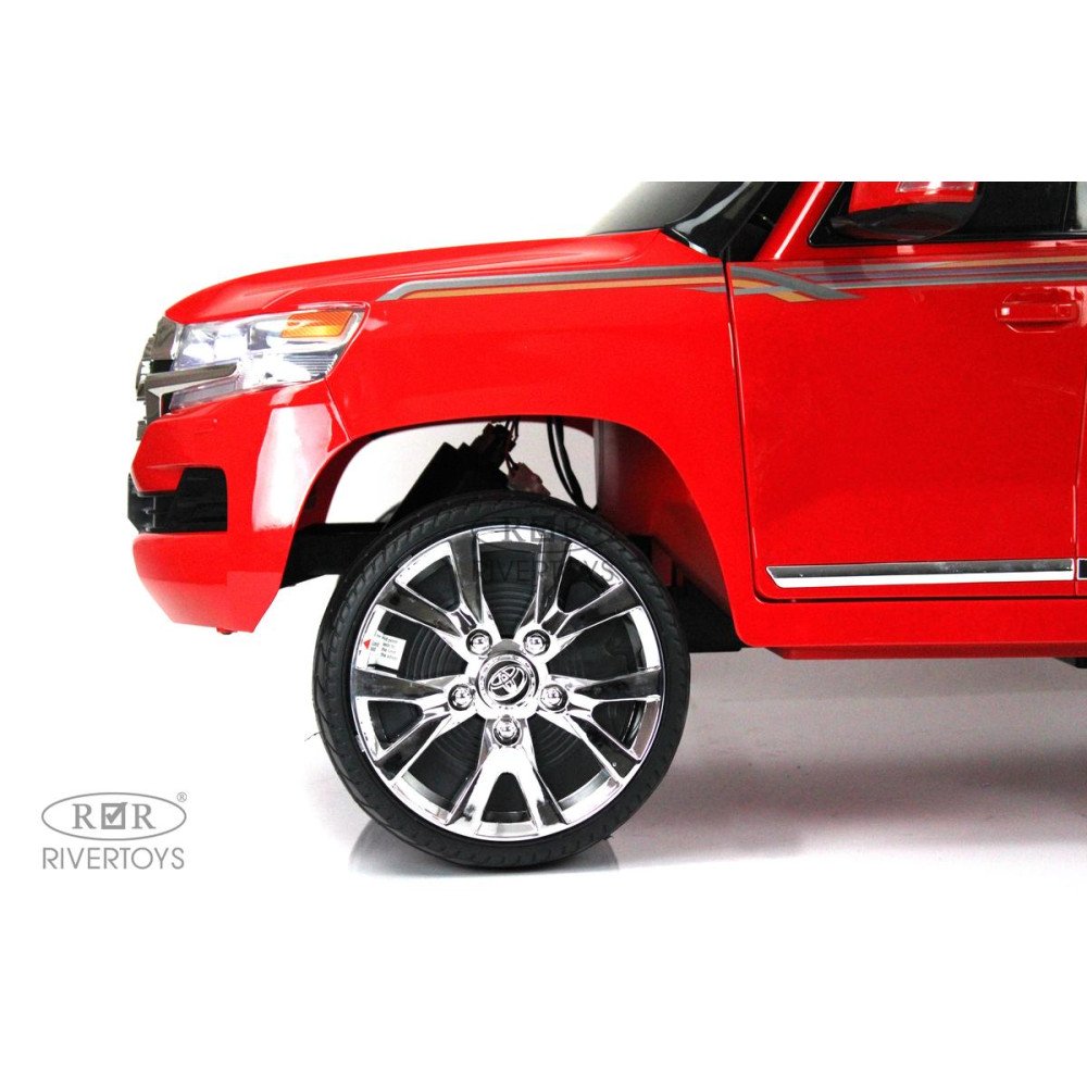Электромобиль Toyota Land Cruiser 200 (JJ2022) красный глянец