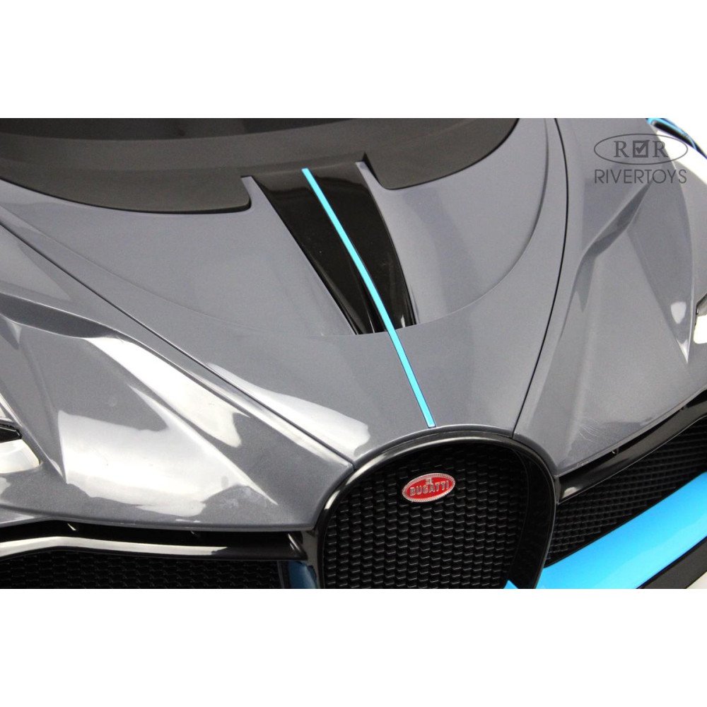Детская машина Bugatti Divo (HL338) серый, с пультом