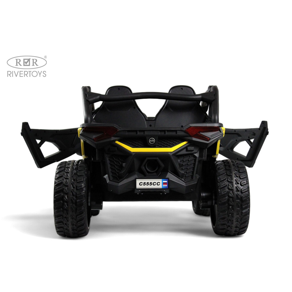 Детский электромобиль C555CC желтый