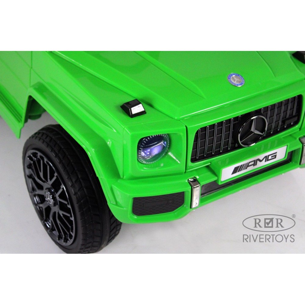 Детский автомобиль Mercedes-AMG G63 (G222GG) зеленый