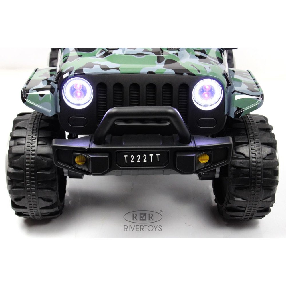 Детский электромобиль Jeep Wrangler T222TT 4WD камуфляж