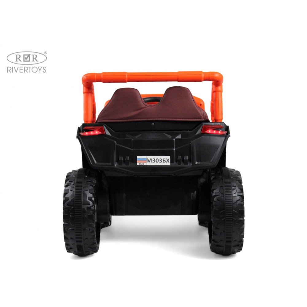 Детский электромобиль М303БХ оранжевый (RiverToys)