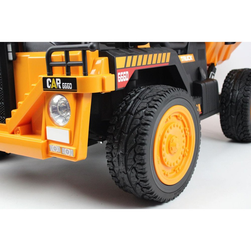 Электромобиль грузовик Car Truck C444CC оранжевый