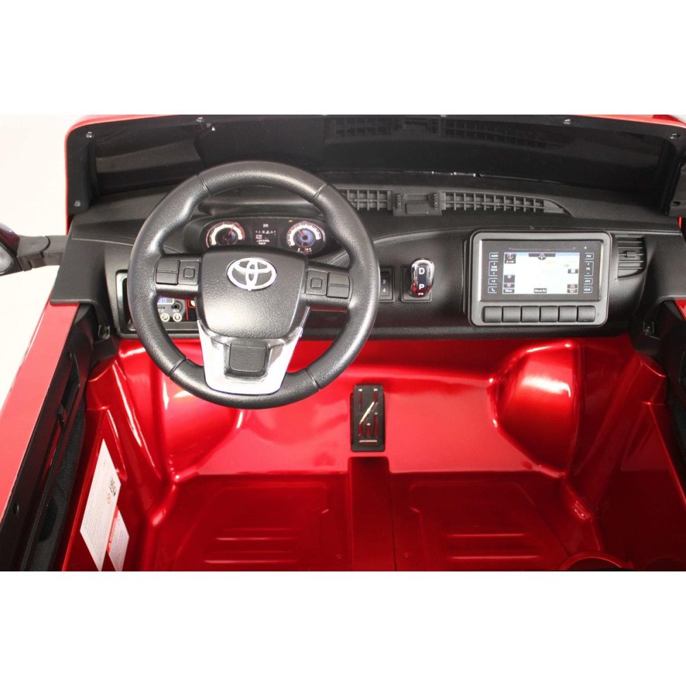 Детский электромобиль Toyota Hilux (DK-HL850) вишневый глянец