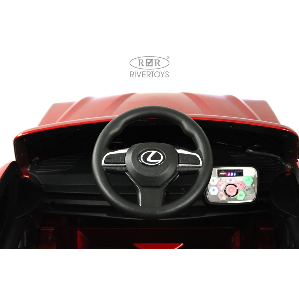 Детский электромобиль Lexus 570 (E555EE) красный глянец
