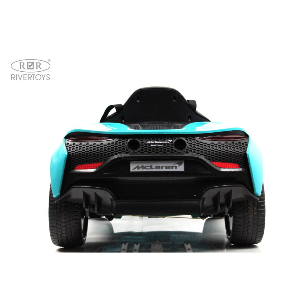 Электромобиль McLaren Artura (P888BP) голубой с пультом ДУ
