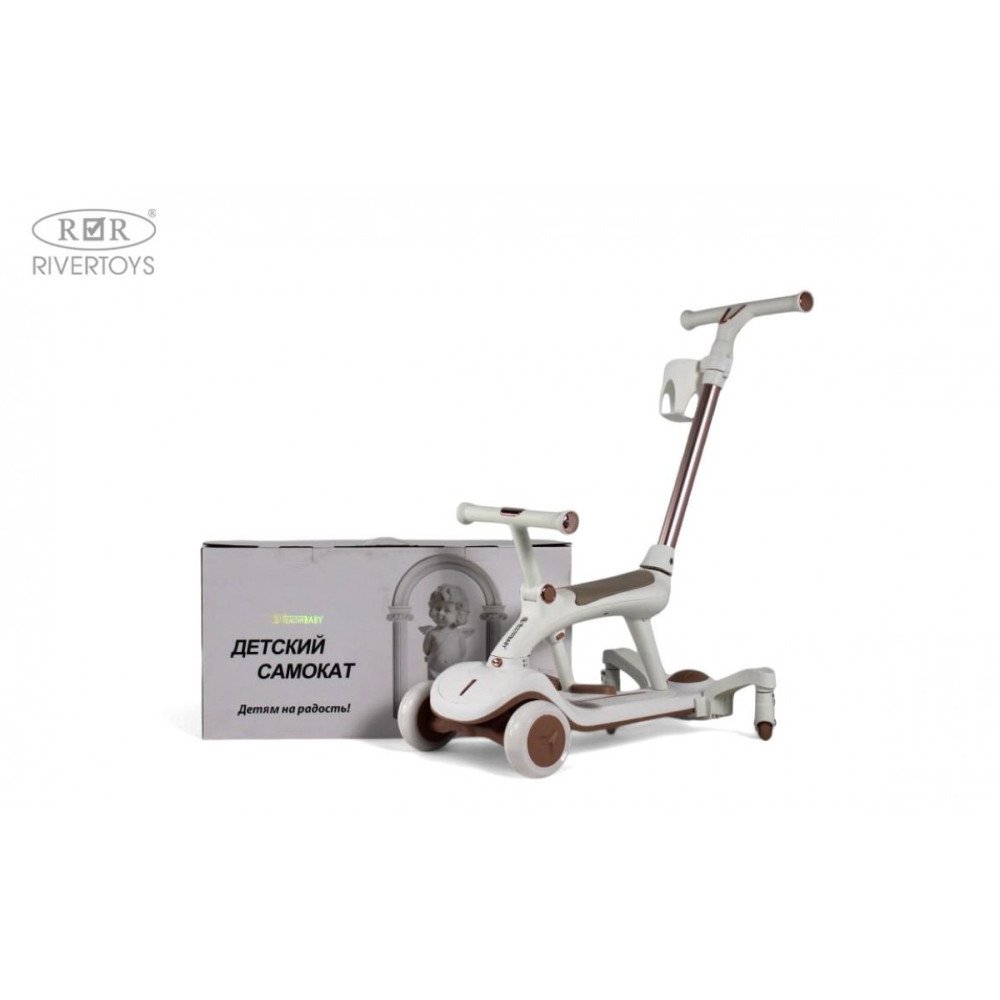 Самокат-беговел HB-111 белый