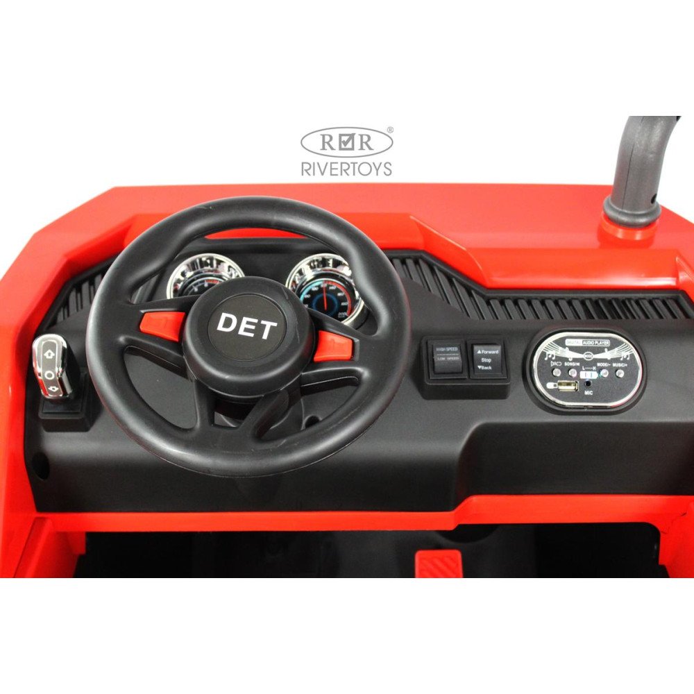 Детский электромобиль самосвал K111AM красный