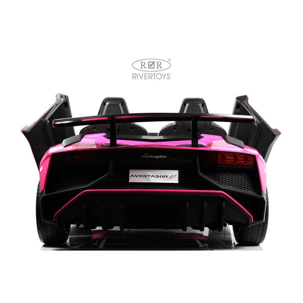 Детский электромобиль Lamborghini Aventador SV (M777MM) розовый
