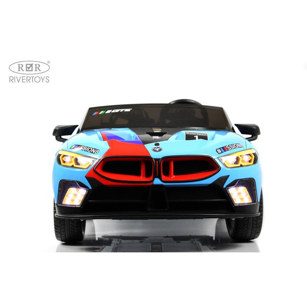 Электромобиль BMW, F555FF синий глянец с пультом