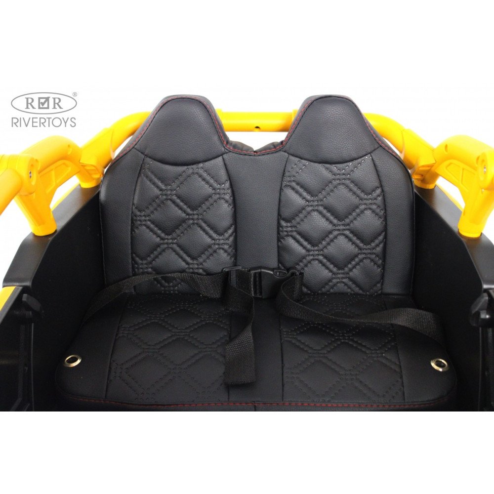 Детский электромобиль багги K707AM желтый