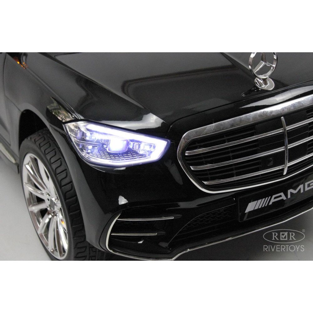 Детский электромобиль Mercedes-Benz М333БХ черный глянец