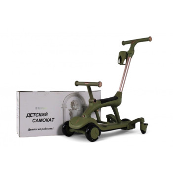 Детский cамокат-беговел HB-111 зеленый