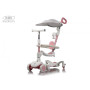 Детский самокат-беговел HB-777-A розовый (RiverToys)