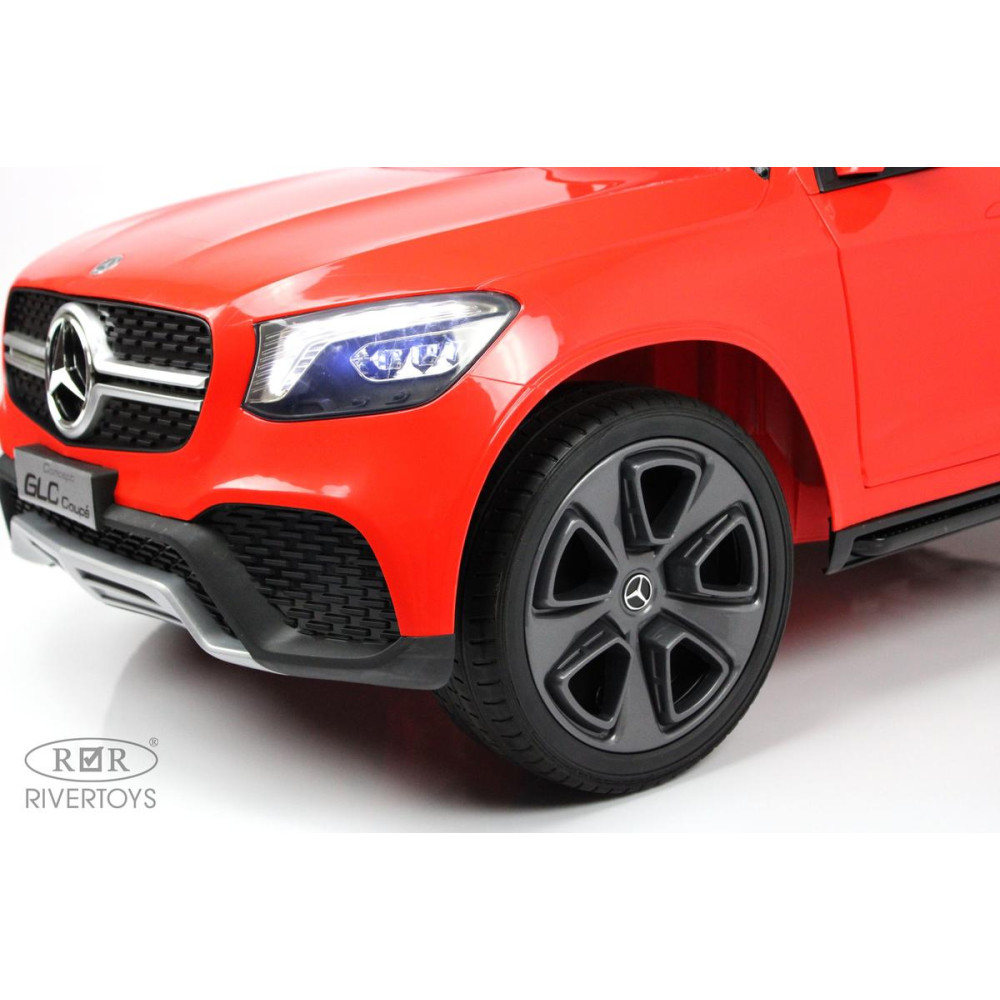 Детский электромобиль Mercedes-Benz GLC (K777KK) красный