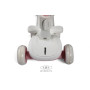 Детский самокат-беговел HB-777-A розовый (RiverToys)
