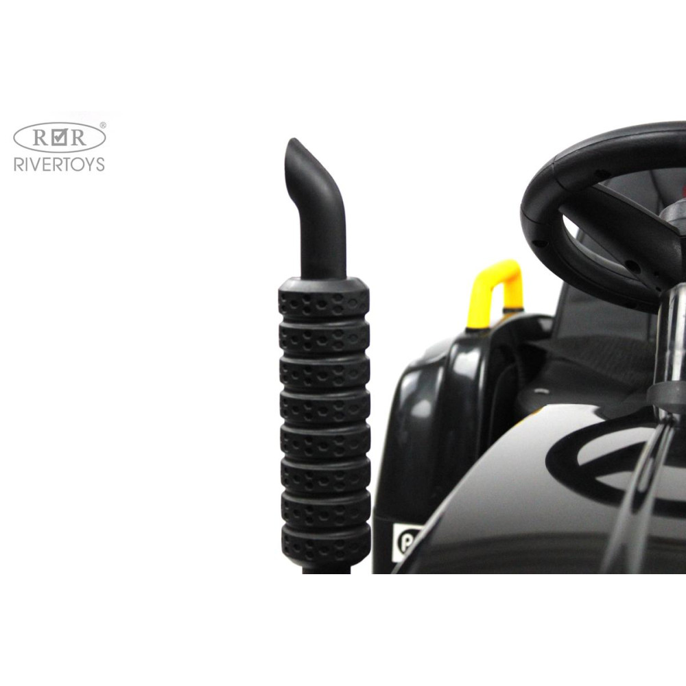 Детский электромобиль трактор H888HH черный