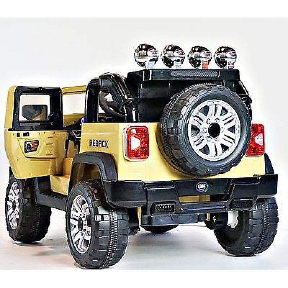 Радиоуправляемый детский электромобиль JJ235A Beach Jeep Khaki 12V - JJ235A-K