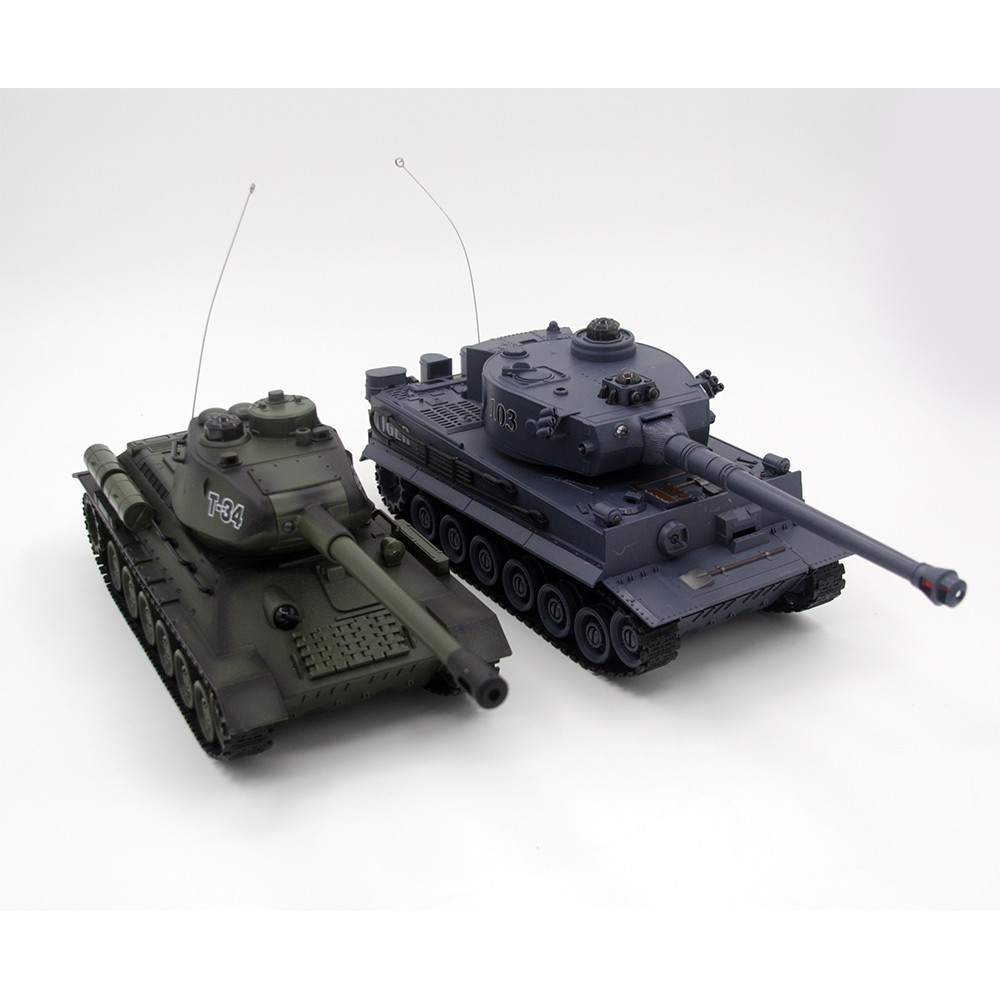Радиоуправляемый танковый бой T34 и Tiger 1:28 - 99824