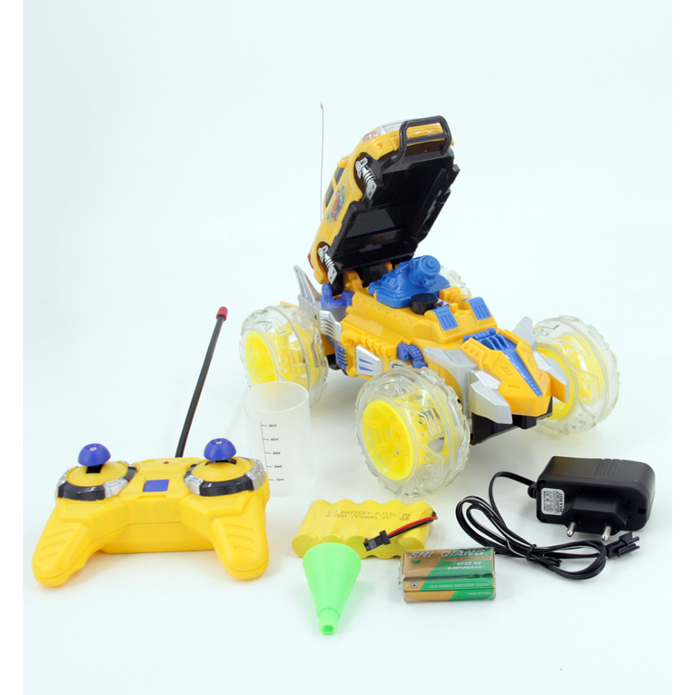 Радиоуправляемый желтый джип с водяной пушкой - 333-SS03