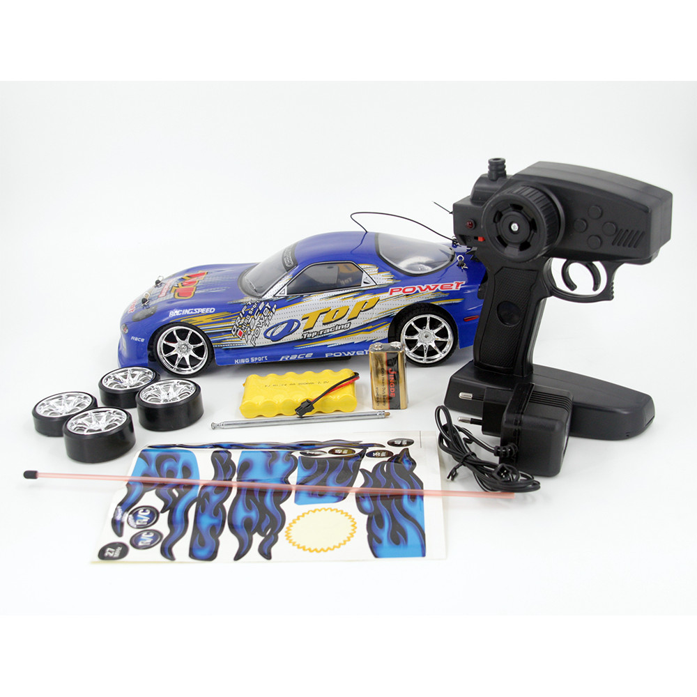 Радиоуправляемый автомобиль для дрифта Mazda RX-7 GT Blue 1:14 - 828-4-B