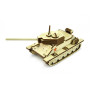 Конструктор 3D деревянный подвижный Lemmo Танчик Т-34 - Т-34М