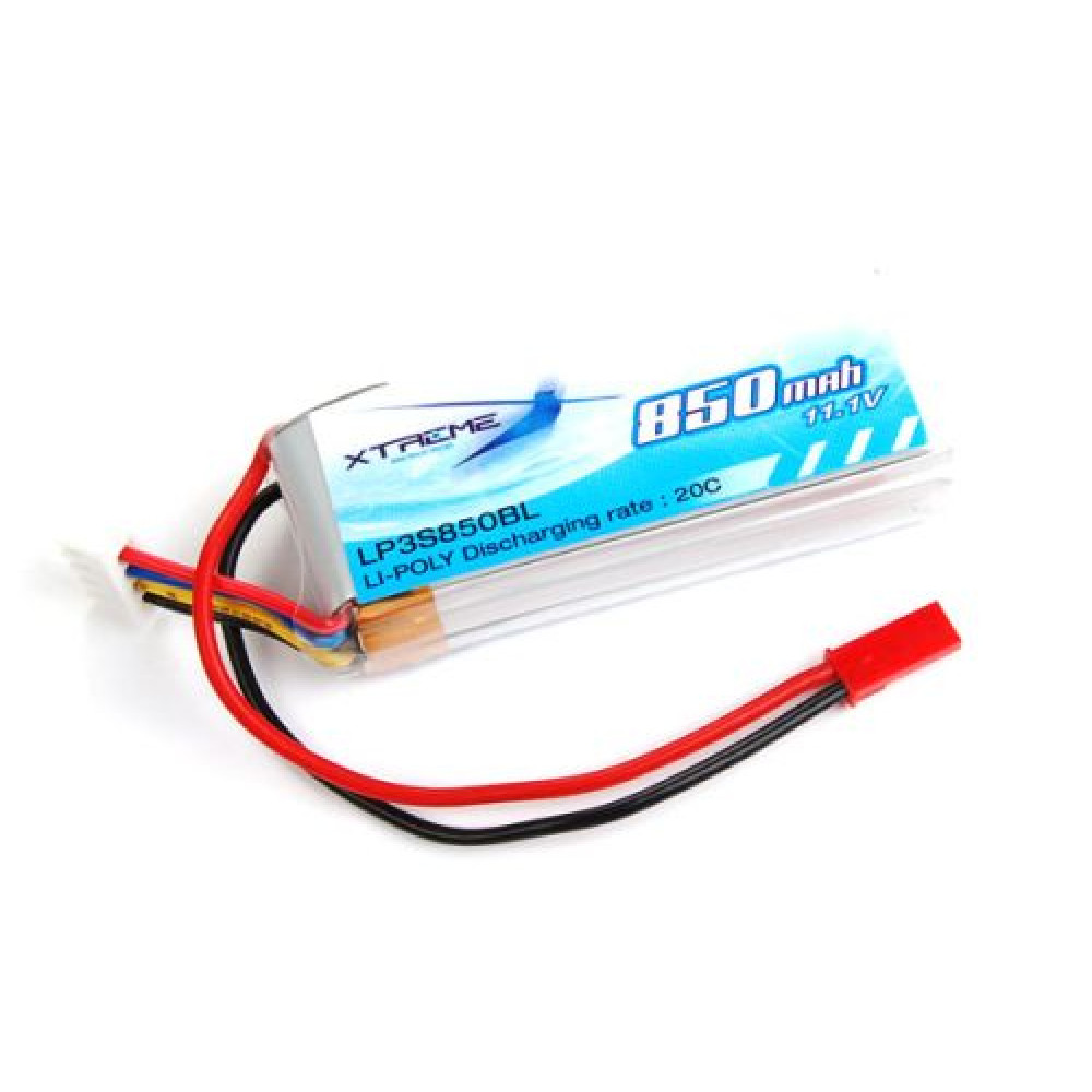 Аккумулятор Li-Po 11.1V 850mAh Xtreme - LP3S850BL