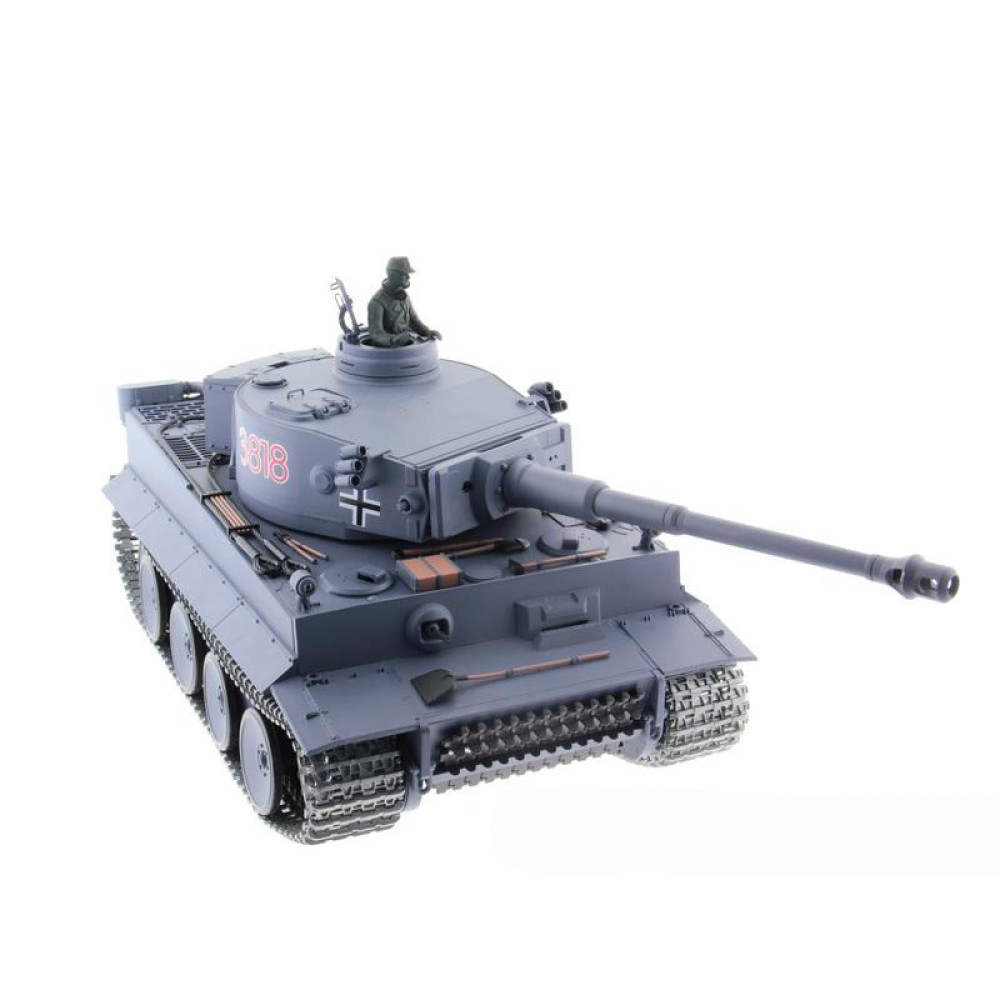 Радиоуправляемый танк HL Tiger / Тигр Li-Ion с дымом 1:16 2.4G - HL-3818-1PRO