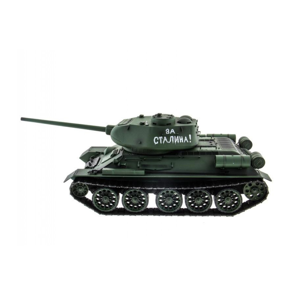 Радиоуправляемый танк HL T-34 / Т-34М Li-Ion с дымом 1:16 2.4G - HL-3909-1 PRO