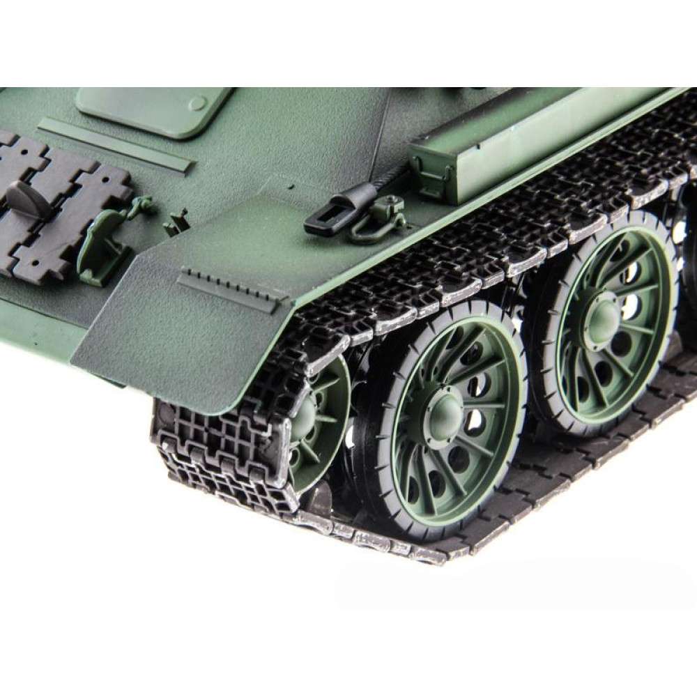 Радиоуправляемый танк HL T-34 / Т-34М Li-Ion с дымом 1:16 2.4G - HL-3909-1 PRO